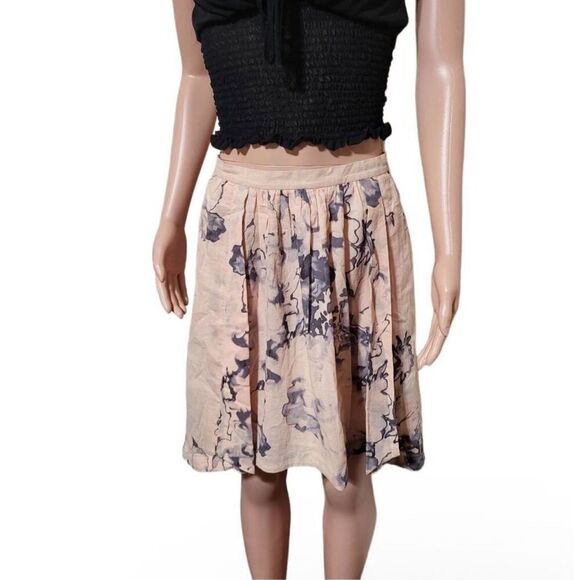 Amorethos asymmetrical floral high-low wrap skirt size 4/S - Picture 1 of 7